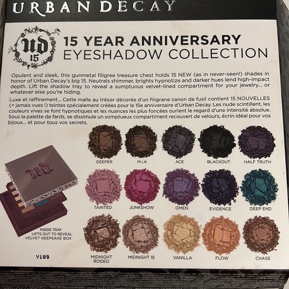 Urban Decay 15 yr Anniversary Eyeshadow Pallete- Limited Edition - Picture 3 of 3